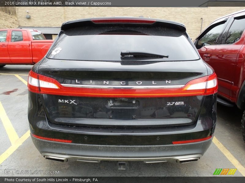 Black Velvet / Cappuccino 2016 Lincoln MKX Reserve AWD