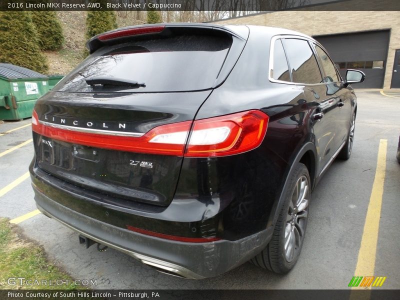 Black Velvet / Cappuccino 2016 Lincoln MKX Reserve AWD