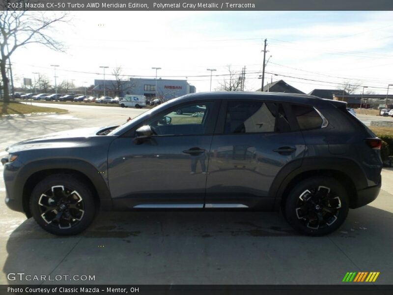 Polymetal Gray Metallic / Terracotta 2023 Mazda CX-50 Turbo AWD Meridian Edition