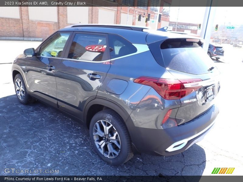 Gravity Gray / Black 2023 Kia Seltos EX AWD