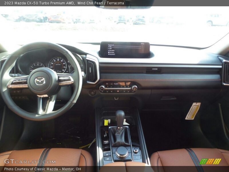 Wind Chill Pearl / Terracotta 2023 Mazda CX-50 Turbo Premium AWD