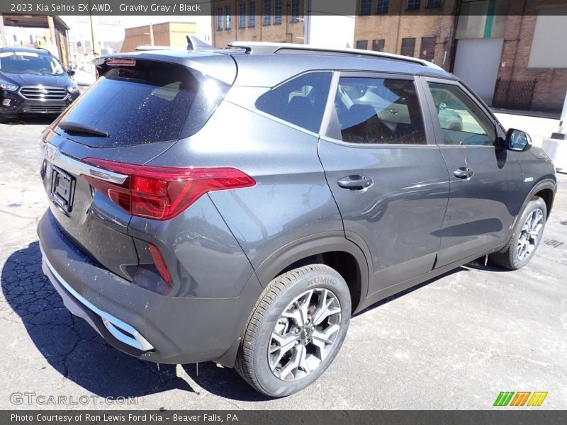 Gravity Gray / Black 2023 Kia Seltos EX AWD