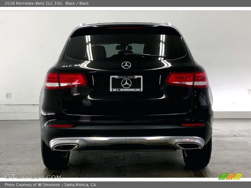 Black / Black 2018 Mercedes-Benz GLC 300