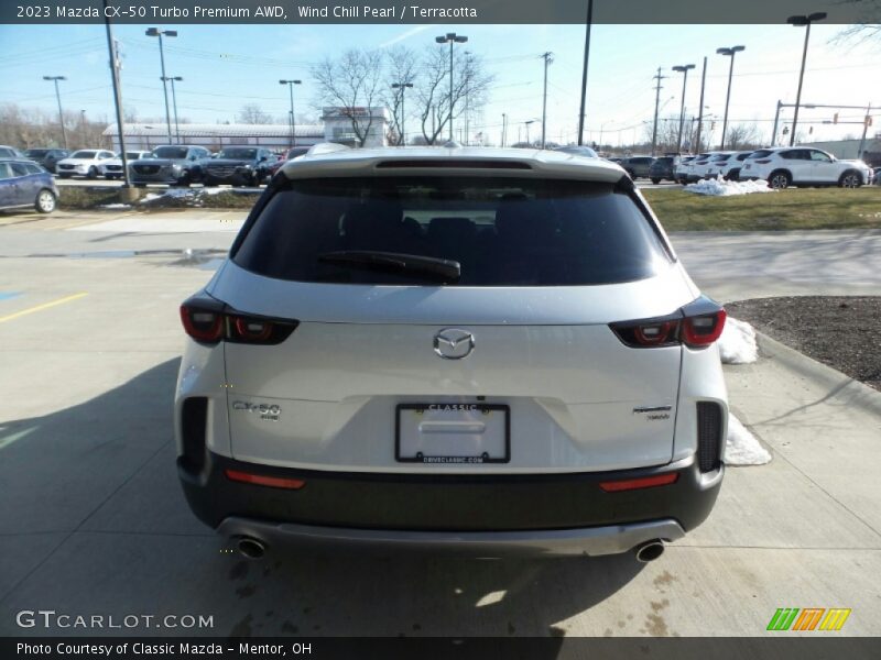 Wind Chill Pearl / Terracotta 2023 Mazda CX-50 Turbo Premium AWD