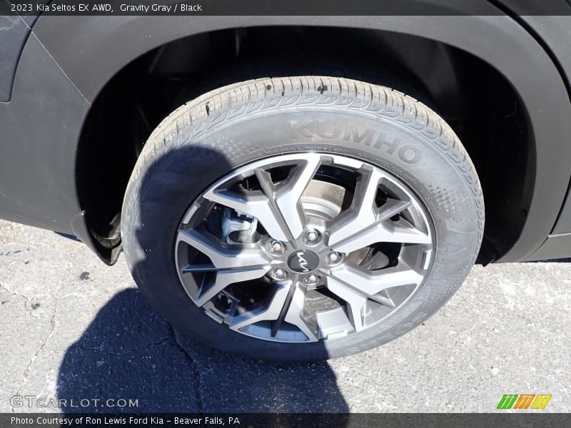 Gravity Gray / Black 2023 Kia Seltos EX AWD