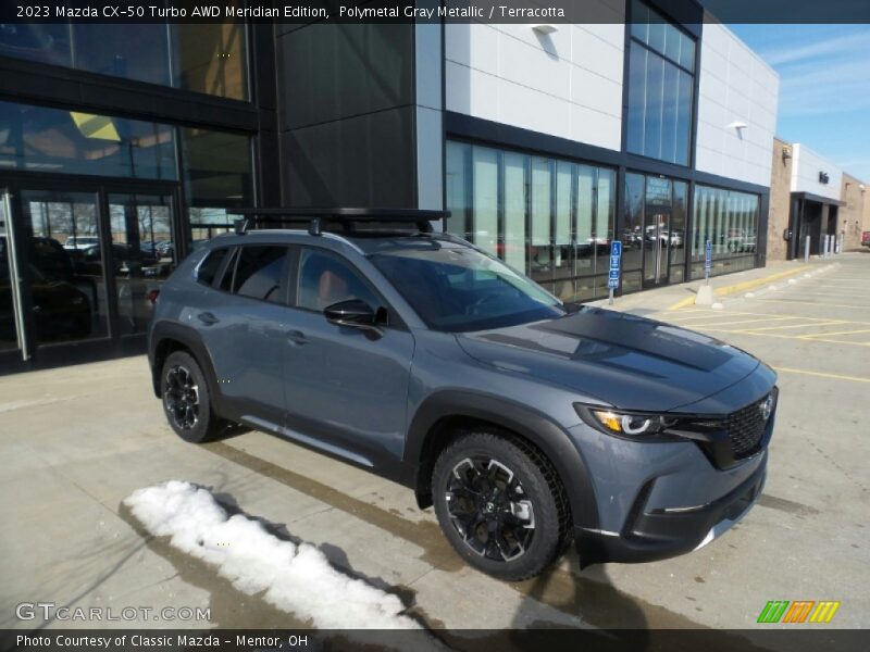 Polymetal Gray Metallic / Terracotta 2023 Mazda CX-50 Turbo AWD Meridian Edition