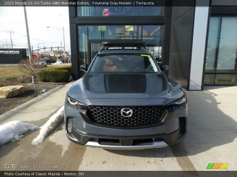 Polymetal Gray Metallic / Terracotta 2023 Mazda CX-50 Turbo AWD Meridian Edition