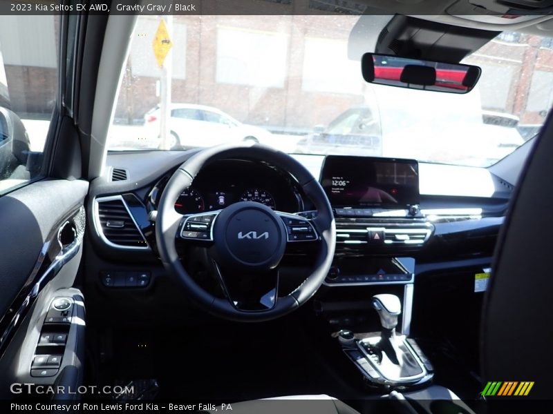 Gravity Gray / Black 2023 Kia Seltos EX AWD