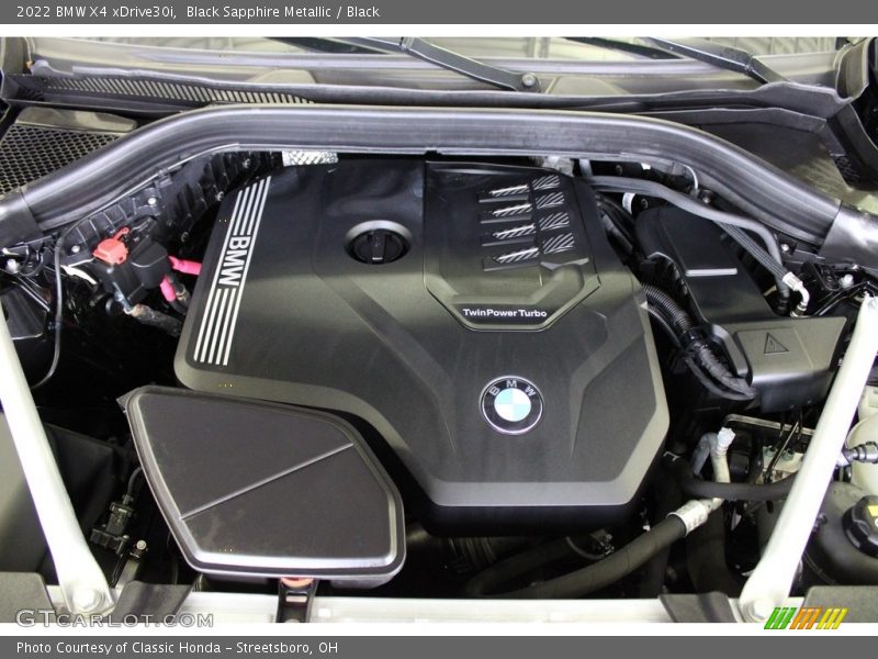Black Sapphire Metallic / Black 2022 BMW X4 xDrive30i