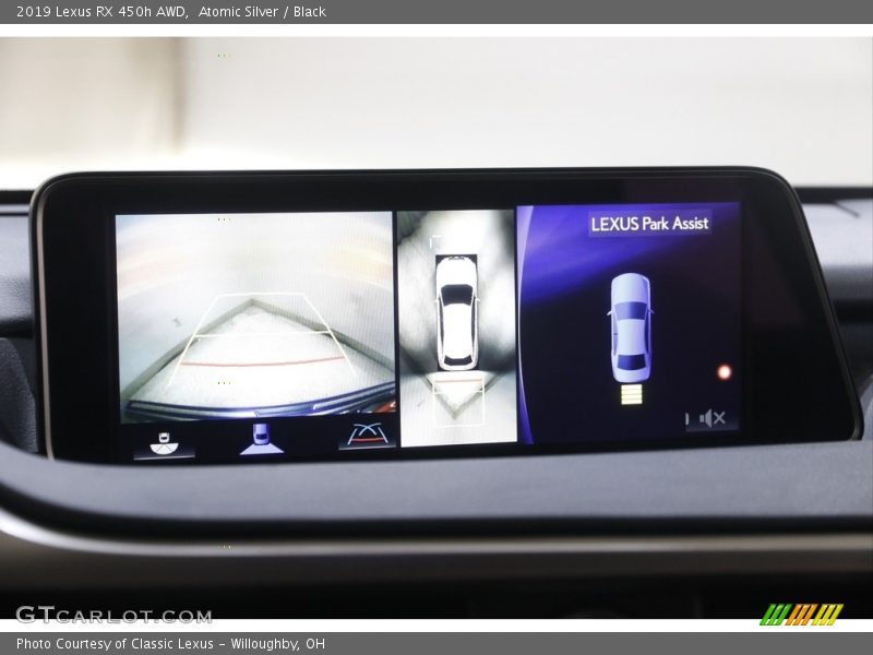 Atomic Silver / Black 2019 Lexus RX 450h AWD