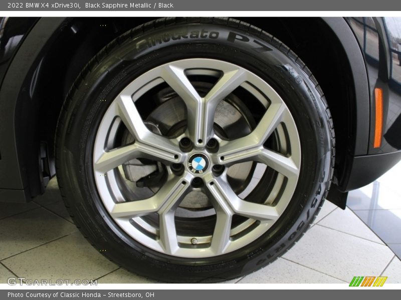 Black Sapphire Metallic / Black 2022 BMW X4 xDrive30i