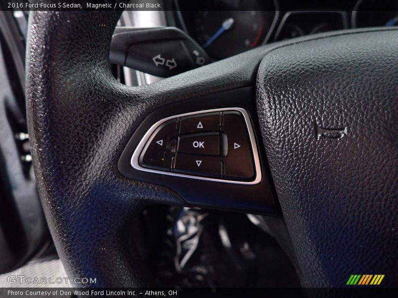Magnetic / Charcoal Black 2016 Ford Focus S Sedan