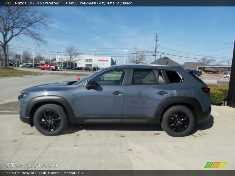 Polymetal Gray Metallic / Black 2023 Mazda CX-50 S Preferred Plus AWD