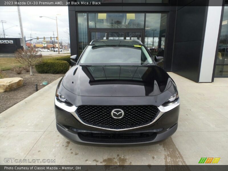 Jet Black Mica / Black 2023 Mazda CX-30 Premium AWD