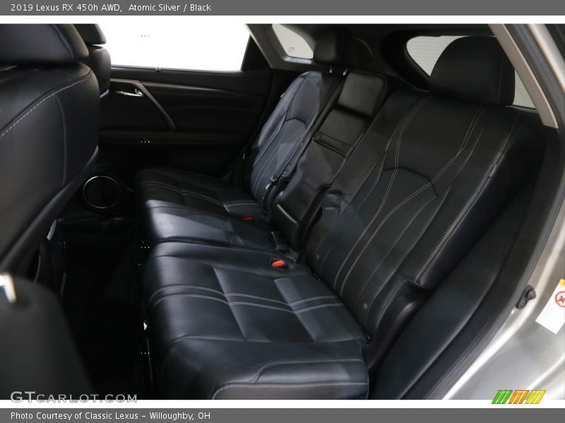 Atomic Silver / Black 2019 Lexus RX 450h AWD