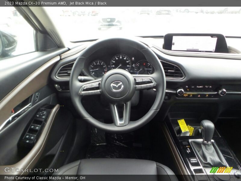 Jet Black Mica / Black 2023 Mazda CX-30 Premium AWD