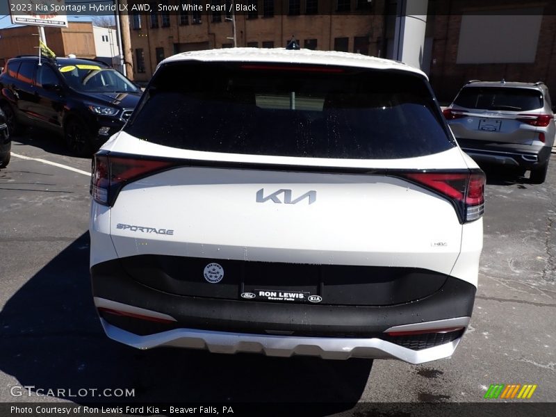 Snow White Pearl / Black 2023 Kia Sportage Hybrid LX AWD