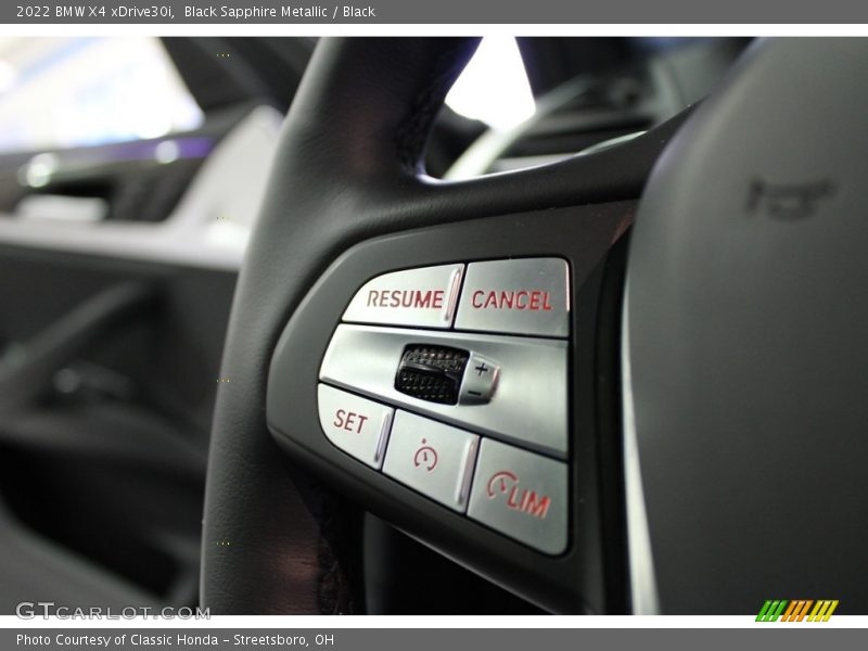 Black Sapphire Metallic / Black 2022 BMW X4 xDrive30i