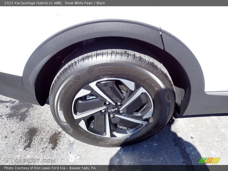 Snow White Pearl / Black 2023 Kia Sportage Hybrid LX AWD