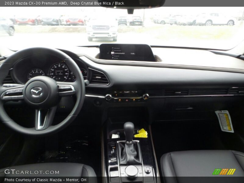 Deep Crystal Blue Mica / Black 2023 Mazda CX-30 Premium AWD