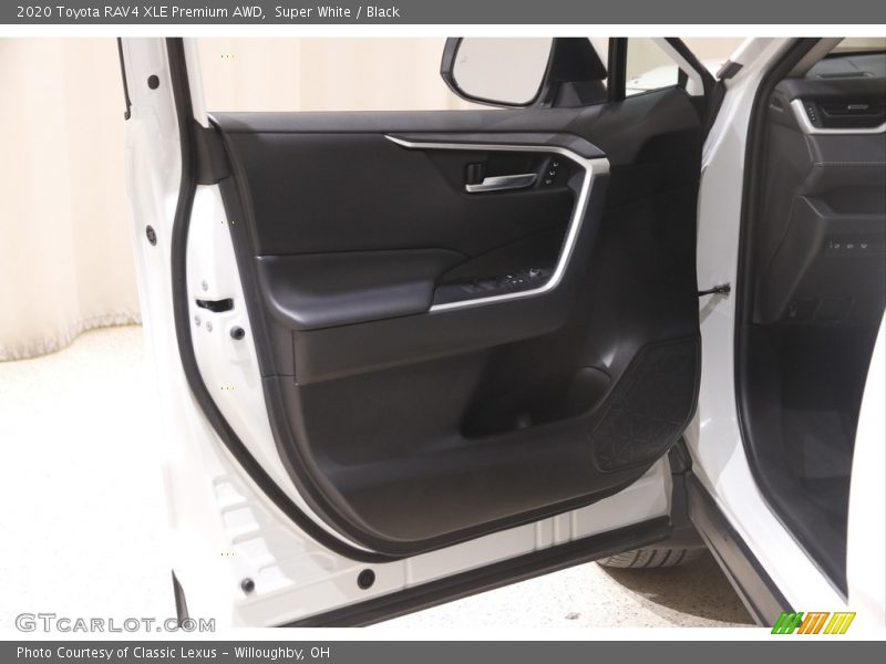 Super White / Black 2020 Toyota RAV4 XLE Premium AWD