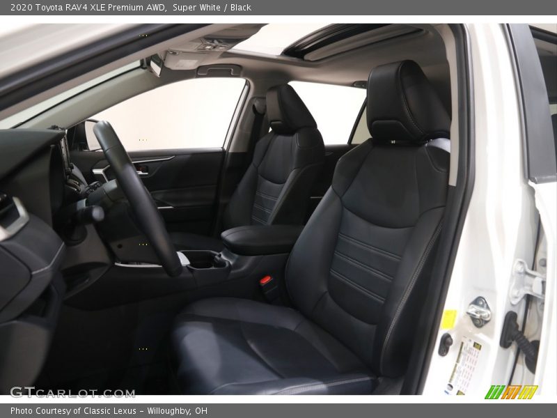 Super White / Black 2020 Toyota RAV4 XLE Premium AWD