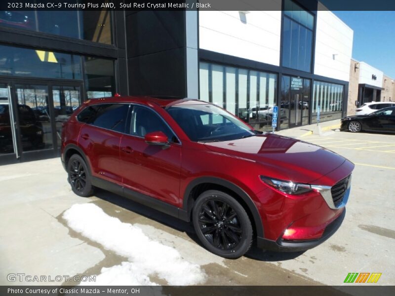 Soul Red Crystal Metallic / Black 2023 Mazda CX-9 Touring Plus AWD