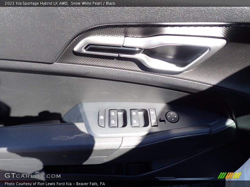 Snow White Pearl / Black 2023 Kia Sportage Hybrid LX AWD