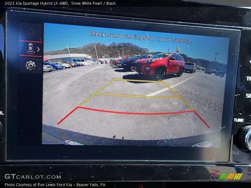 Snow White Pearl / Black 2023 Kia Sportage Hybrid LX AWD