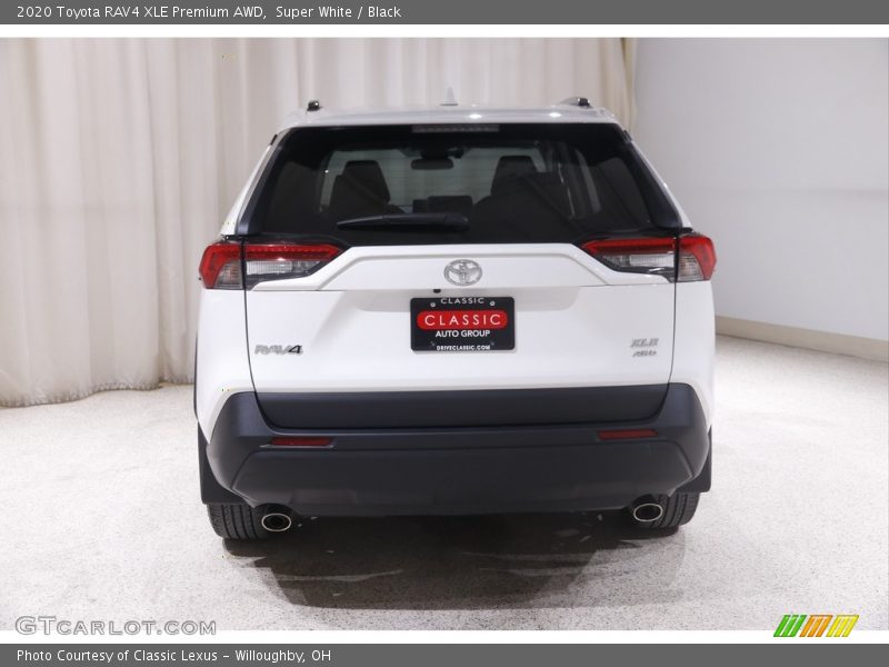 Super White / Black 2020 Toyota RAV4 XLE Premium AWD