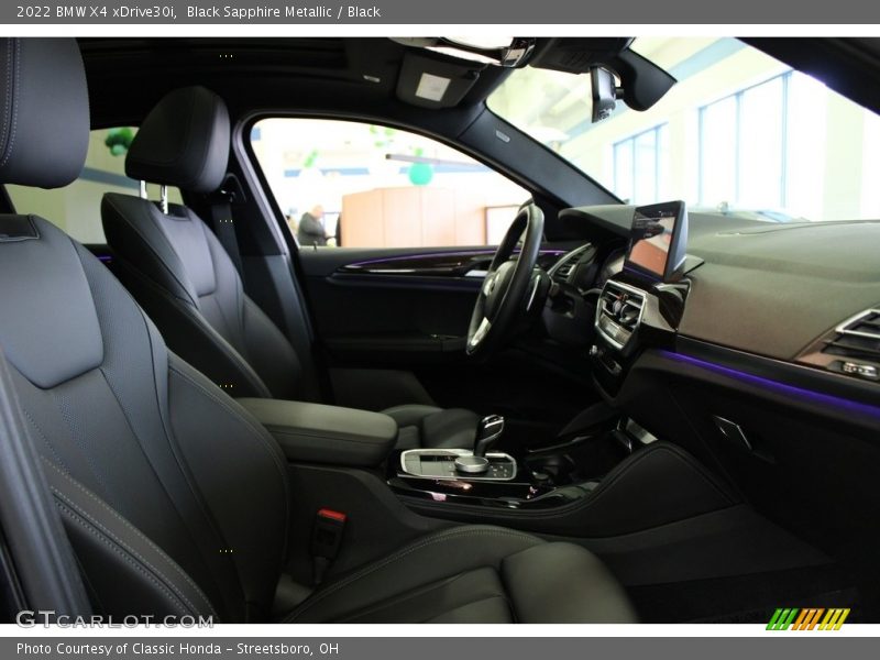Black Sapphire Metallic / Black 2022 BMW X4 xDrive30i