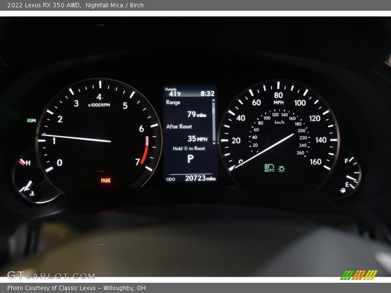  2022 RX 350 AWD 350 AWD Gauges