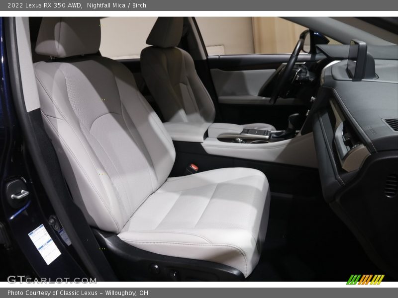 Front Seat of 2022 RX 350 AWD