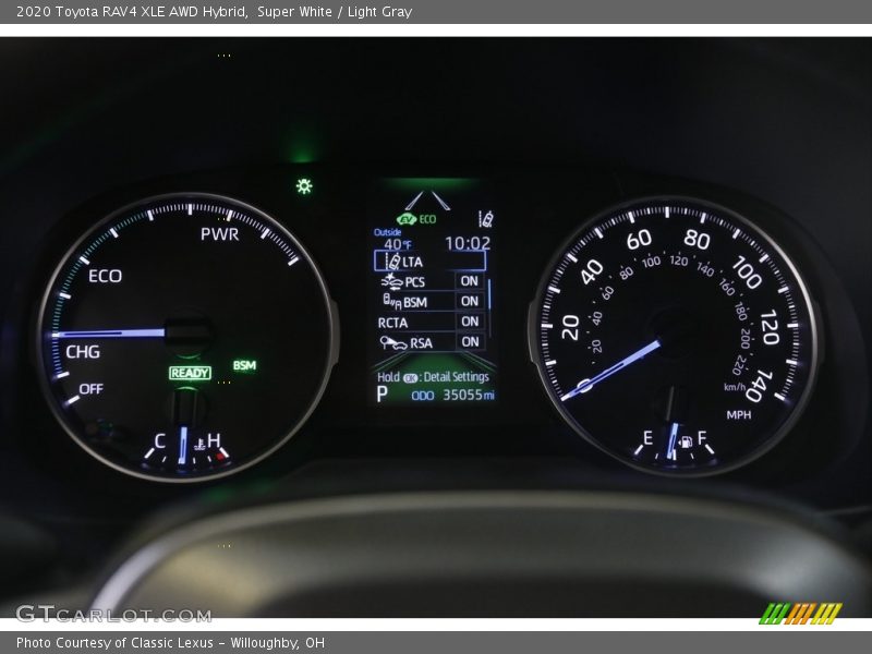 Super White / Light Gray 2020 Toyota RAV4 XLE AWD Hybrid