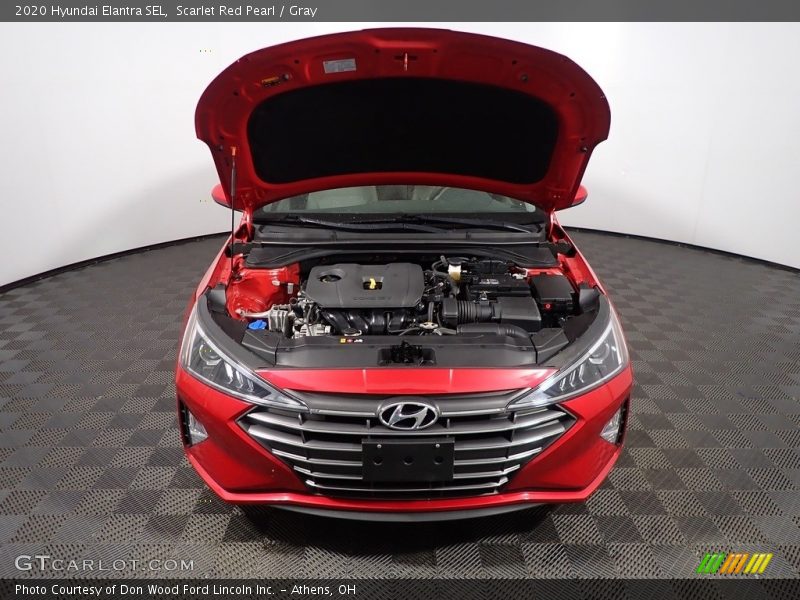 Scarlet Red Pearl / Gray 2020 Hyundai Elantra SEL