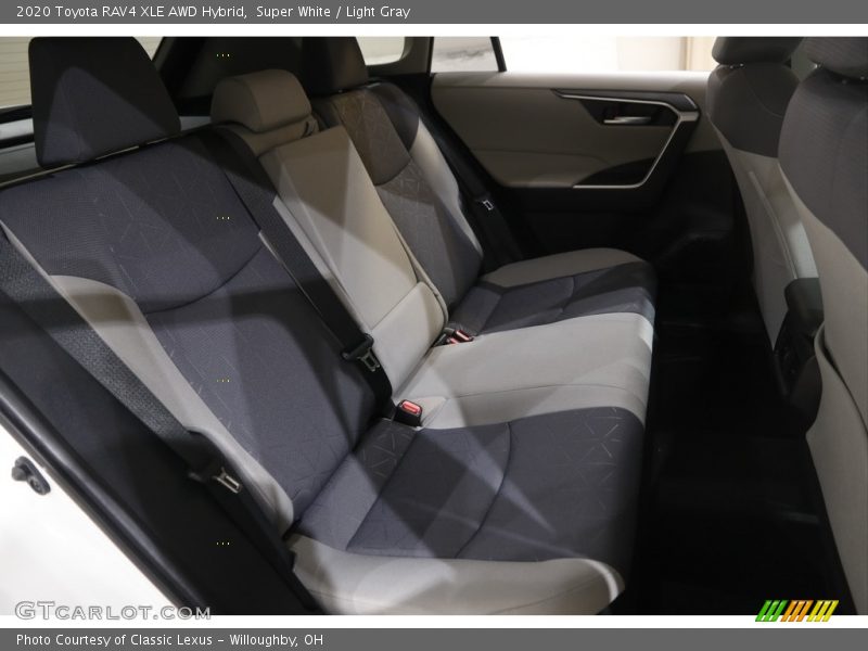 Super White / Light Gray 2020 Toyota RAV4 XLE AWD Hybrid