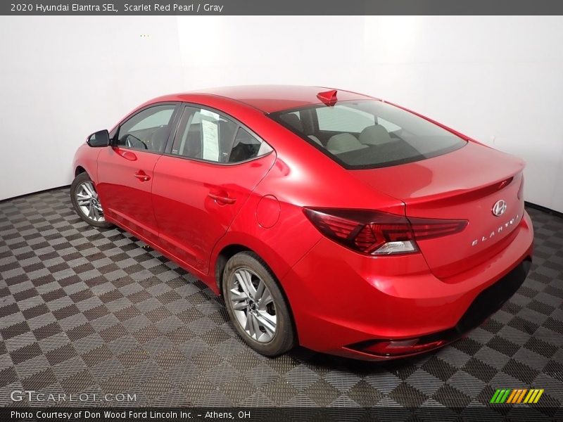 Scarlet Red Pearl / Gray 2020 Hyundai Elantra SEL