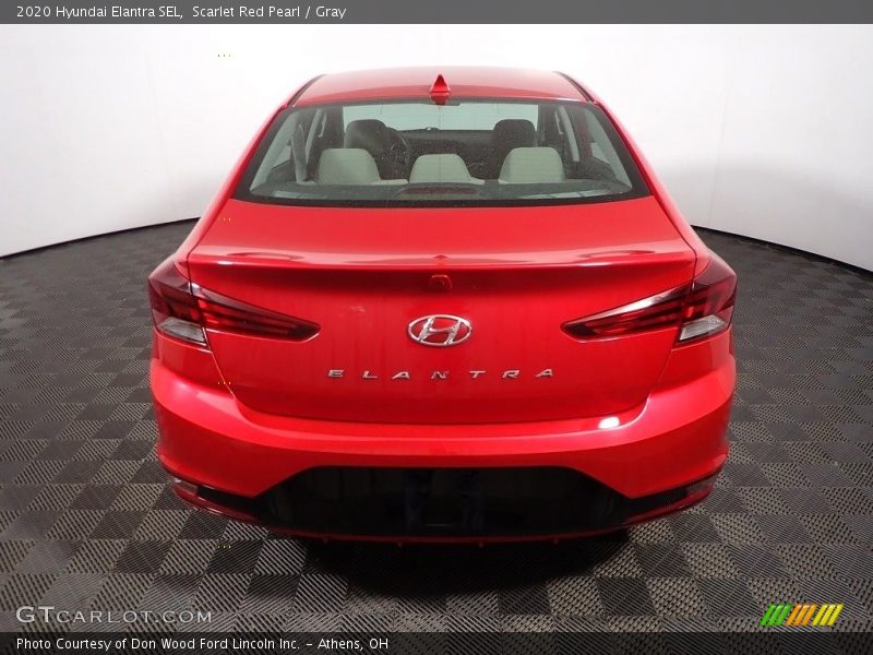 Scarlet Red Pearl / Gray 2020 Hyundai Elantra SEL
