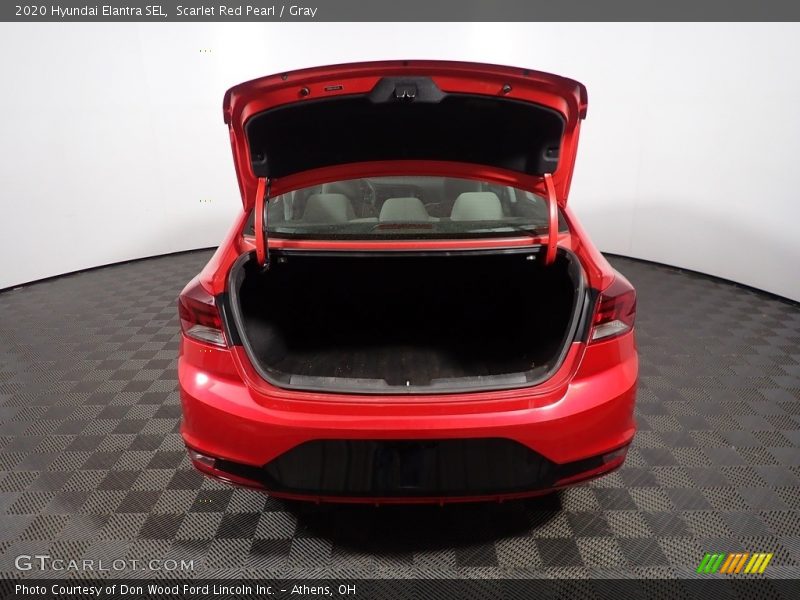 Scarlet Red Pearl / Gray 2020 Hyundai Elantra SEL