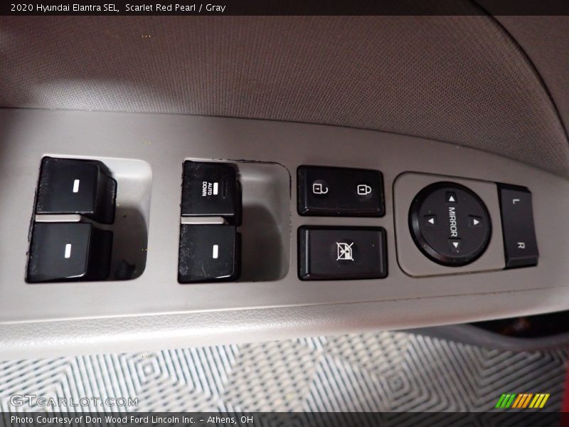 Scarlet Red Pearl / Gray 2020 Hyundai Elantra SEL
