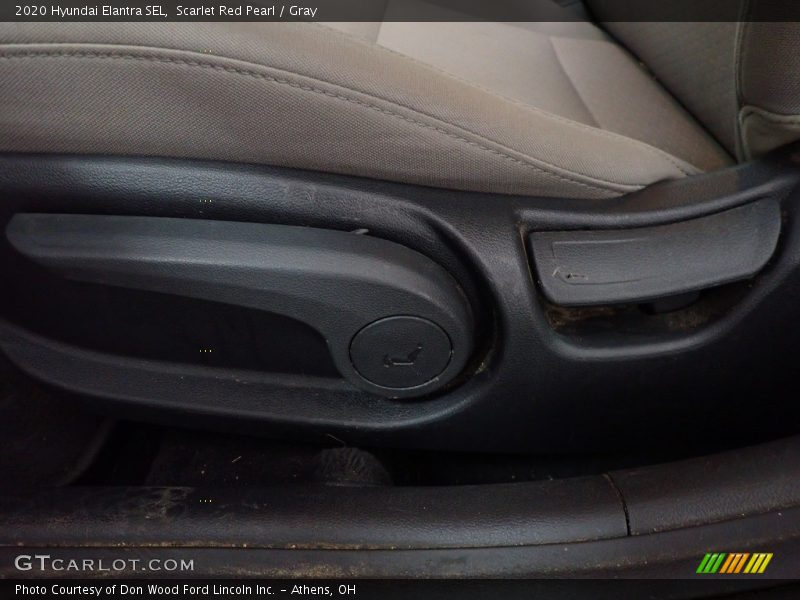 Scarlet Red Pearl / Gray 2020 Hyundai Elantra SEL