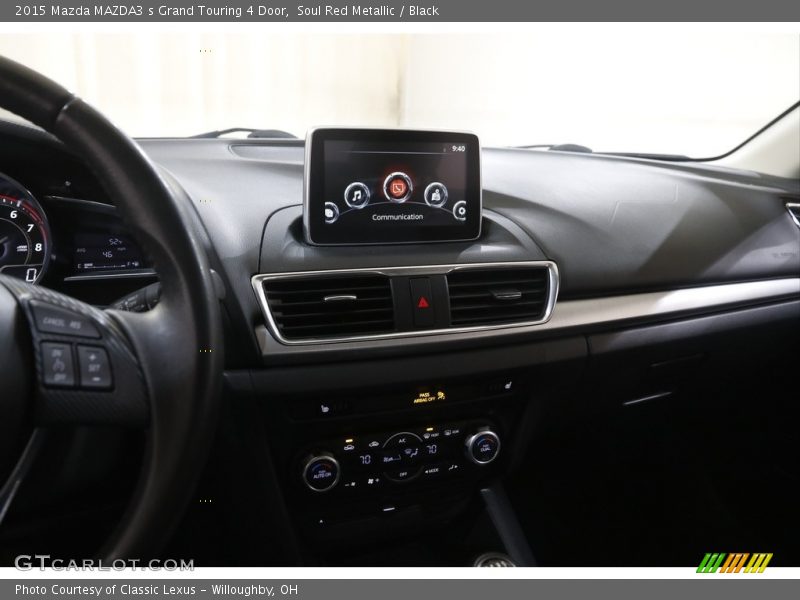 Soul Red Metallic / Black 2015 Mazda MAZDA3 s Grand Touring 4 Door