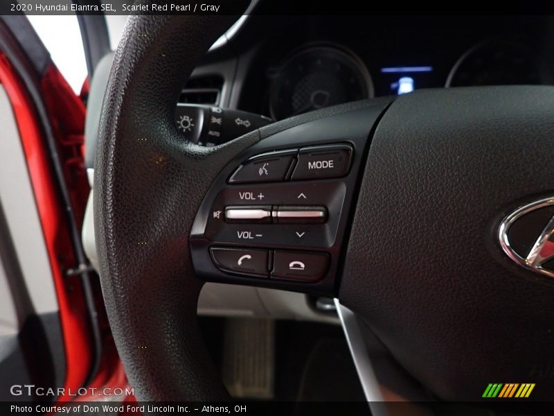 Scarlet Red Pearl / Gray 2020 Hyundai Elantra SEL