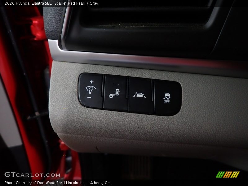 Scarlet Red Pearl / Gray 2020 Hyundai Elantra SEL