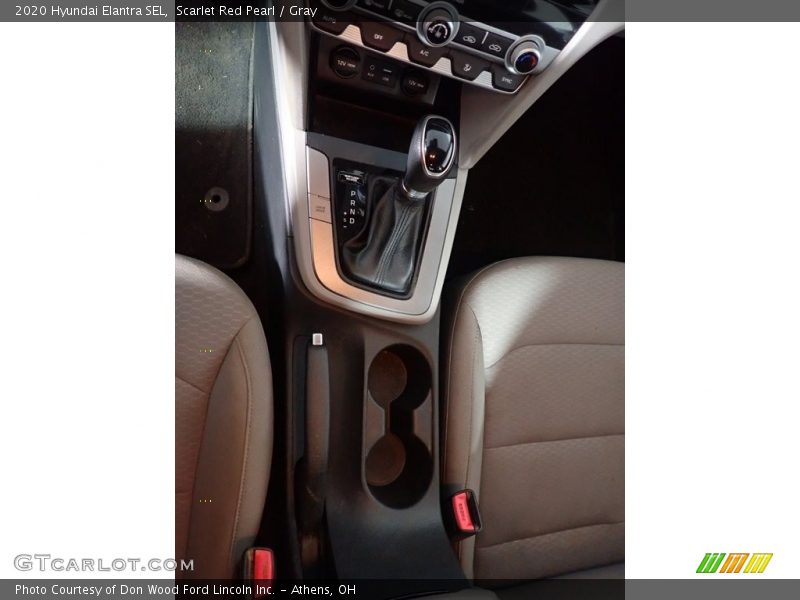 Scarlet Red Pearl / Gray 2020 Hyundai Elantra SEL