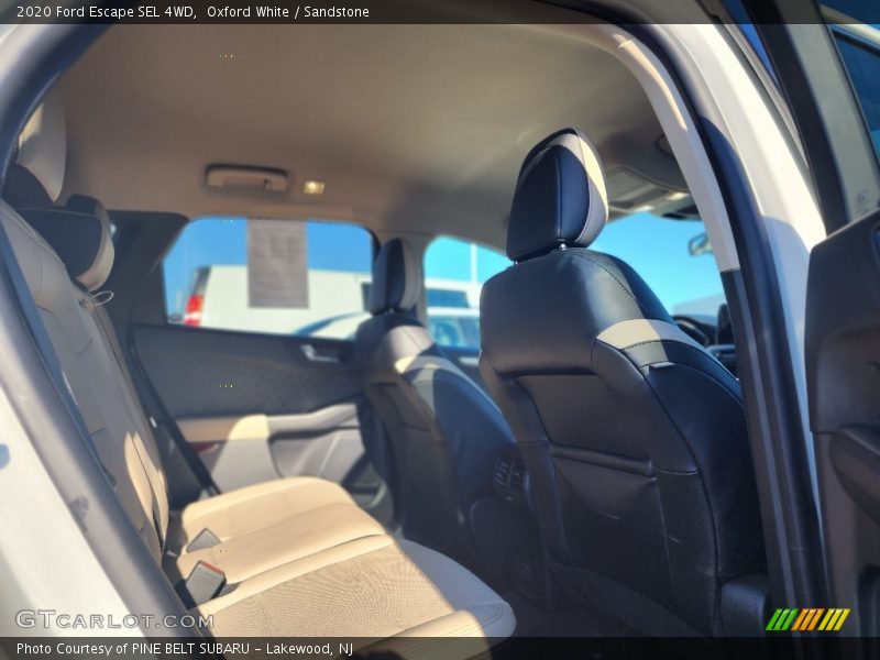 Oxford White / Sandstone 2020 Ford Escape SEL 4WD