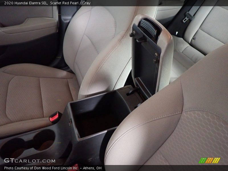 Scarlet Red Pearl / Gray 2020 Hyundai Elantra SEL