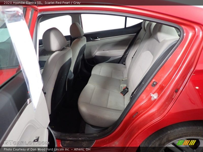 Scarlet Red Pearl / Gray 2020 Hyundai Elantra SEL