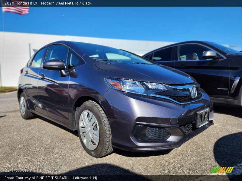 Modern Steel Metallic / Black 2020 Honda Fit LX