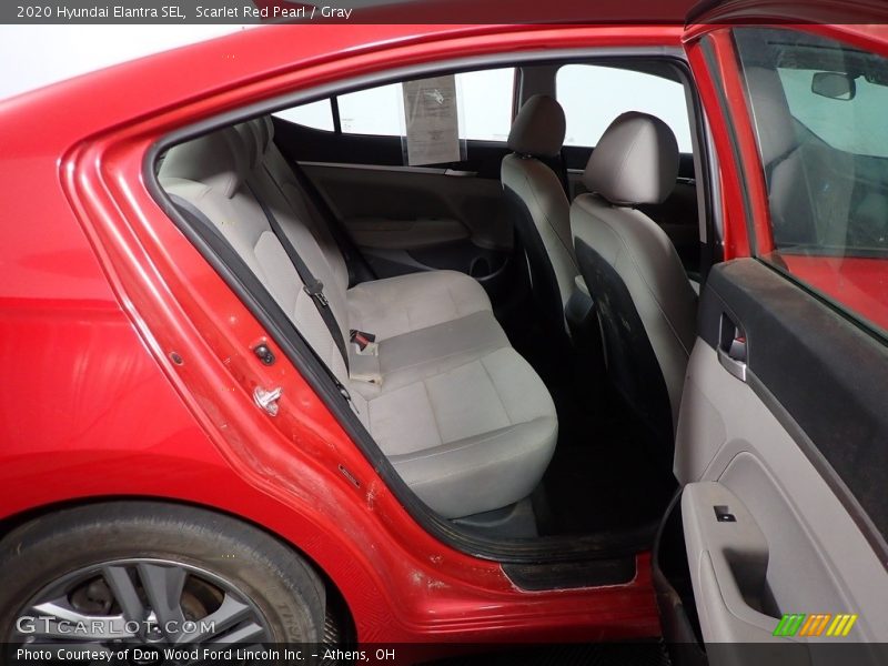 Scarlet Red Pearl / Gray 2020 Hyundai Elantra SEL